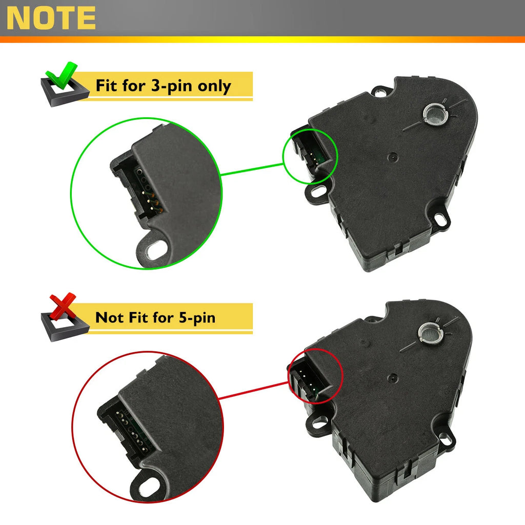 Air Door Actuator for Chevy Silverado 1500 (1999â2006) GMC 3500 (2001â2006)