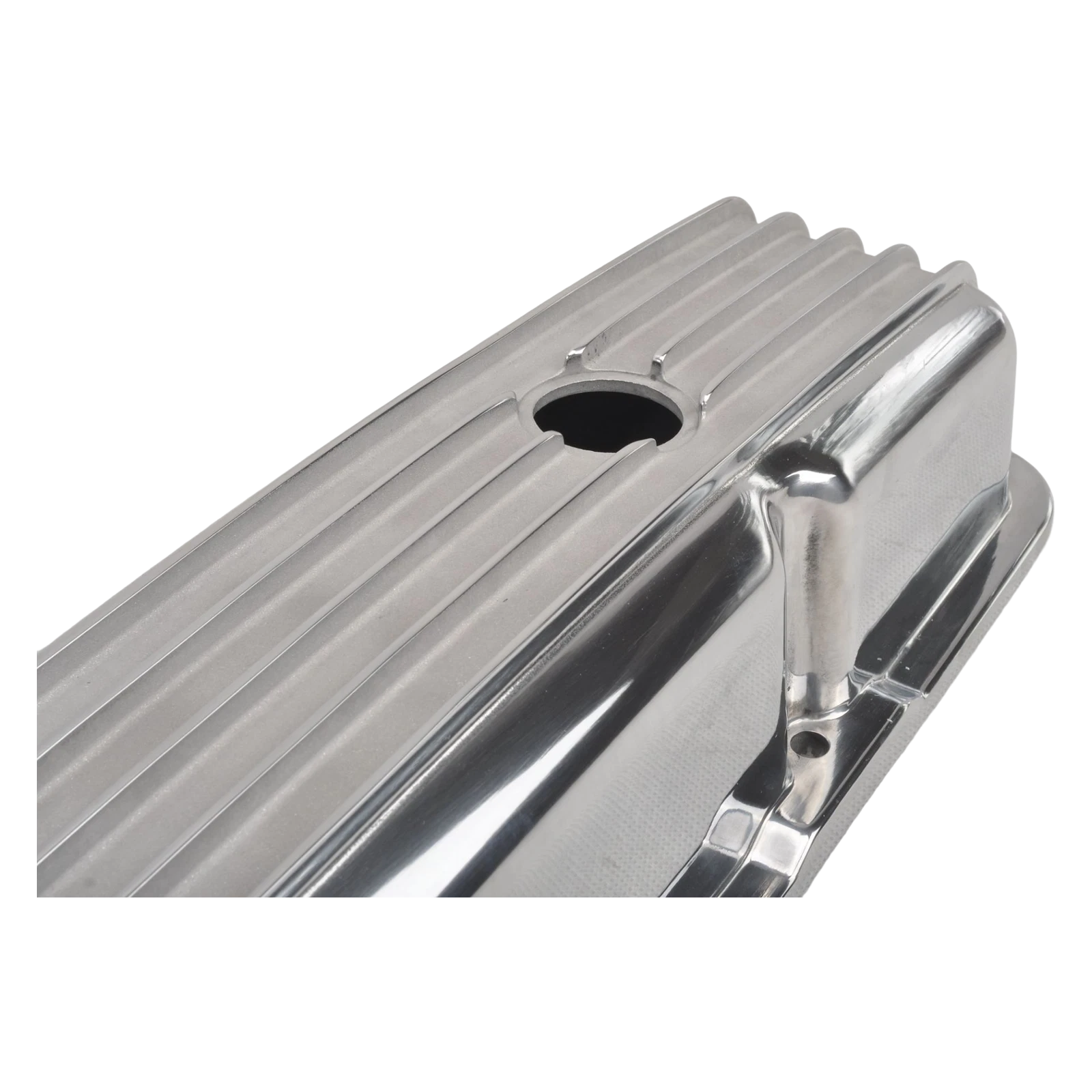 Short Valve Covers & 12" Oval Air Cleaner for Chevy SBC (1958–1986)