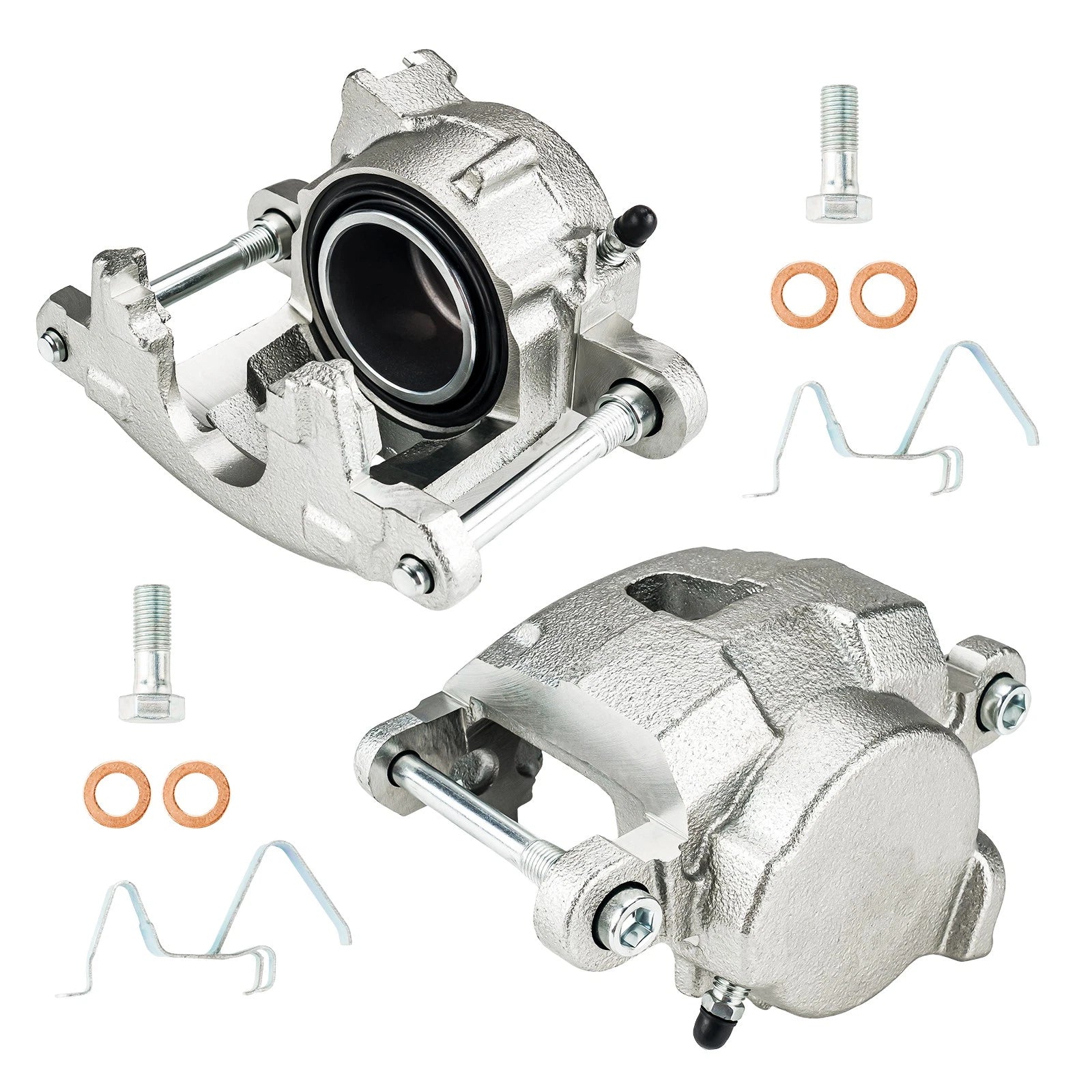 2x Front Brake Calipers for Chevy S10 and GMC Sonoma (1988–2003)