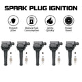 5X Ignition Coils + Spark Plugs for Volvo XC70 V70 XC90 C70 (1999–2007) 30713416 UF341