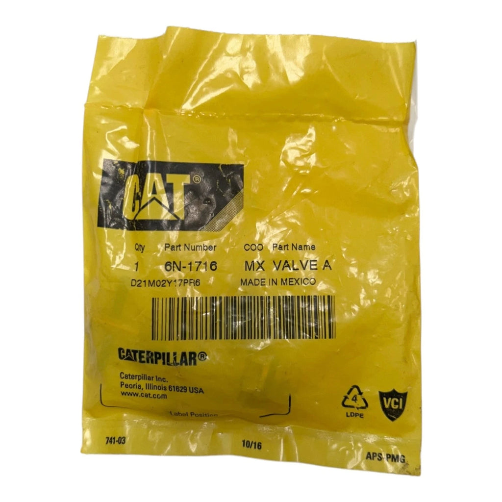 Tee Valve for Caterpillar CAT (6N-1716) Governor & Fuel Injection Pumps