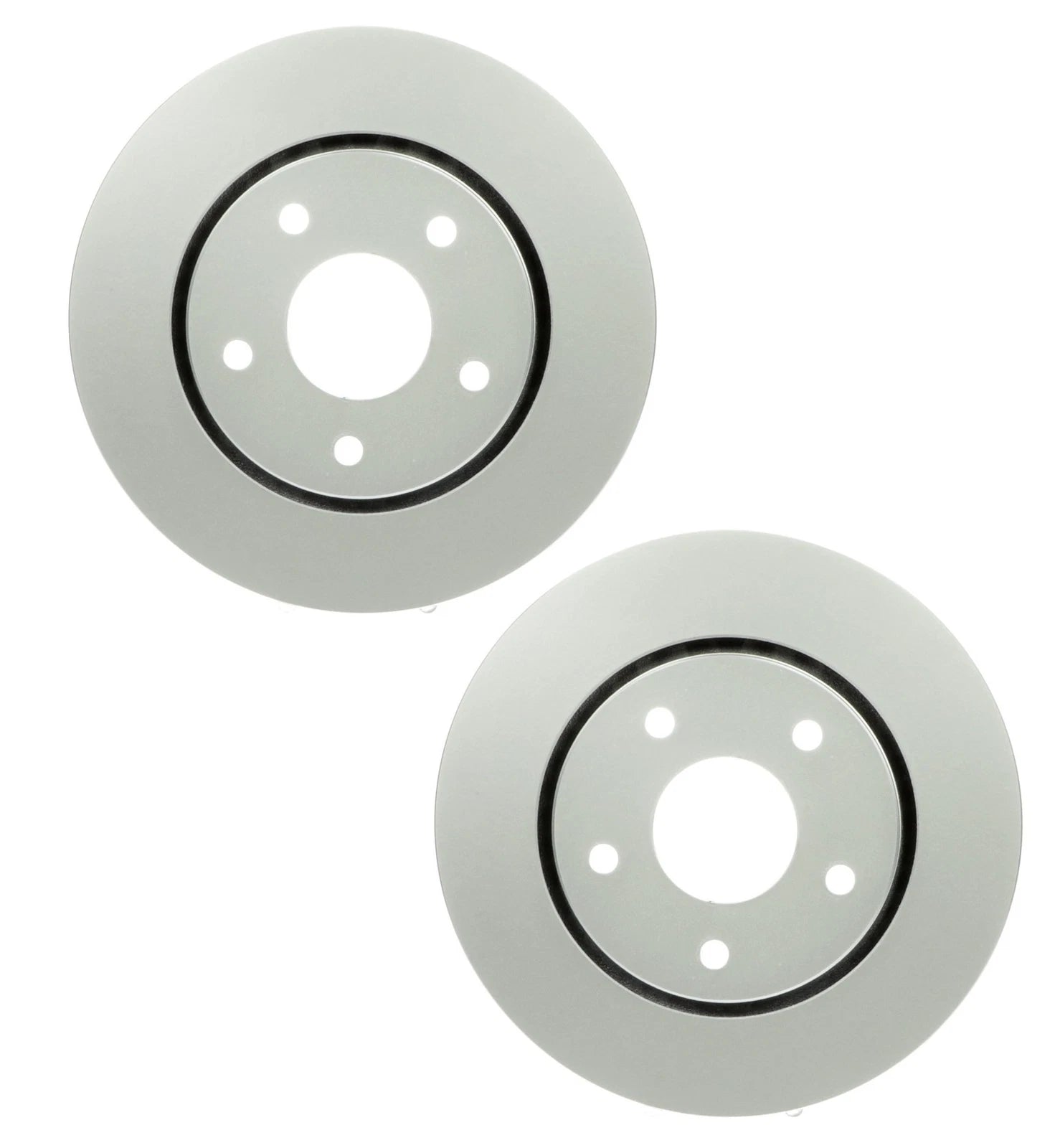 Set of 2 Bosch QuietCast Front Disc Brake Rotors for Chrysler Dodge GMC