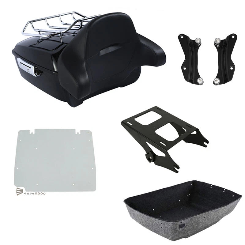 Trunk Backrest Rack Mount for Harley Street Road Glide (2014–2026)