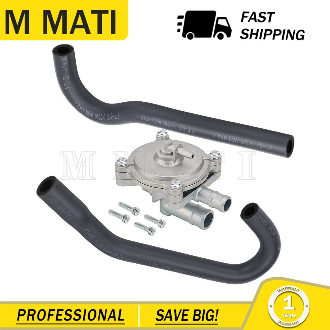 Fuel Gas Petcock Valve & Tank Tube for Honda Shadow VLX600 (1999–2003)