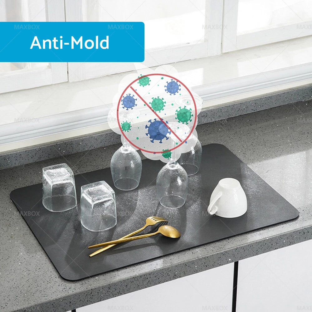 Diatomite Drying Mat Absorbent Pad for Kitchen Counter 30x40cm