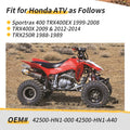 Rear Axle Bearing Carrier Hub for Honda TRX250R Fourtrax 1988–1989