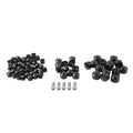 75X Black Engine Bolt Topper Caps for Harley Touring Road Street Glide (07-16)