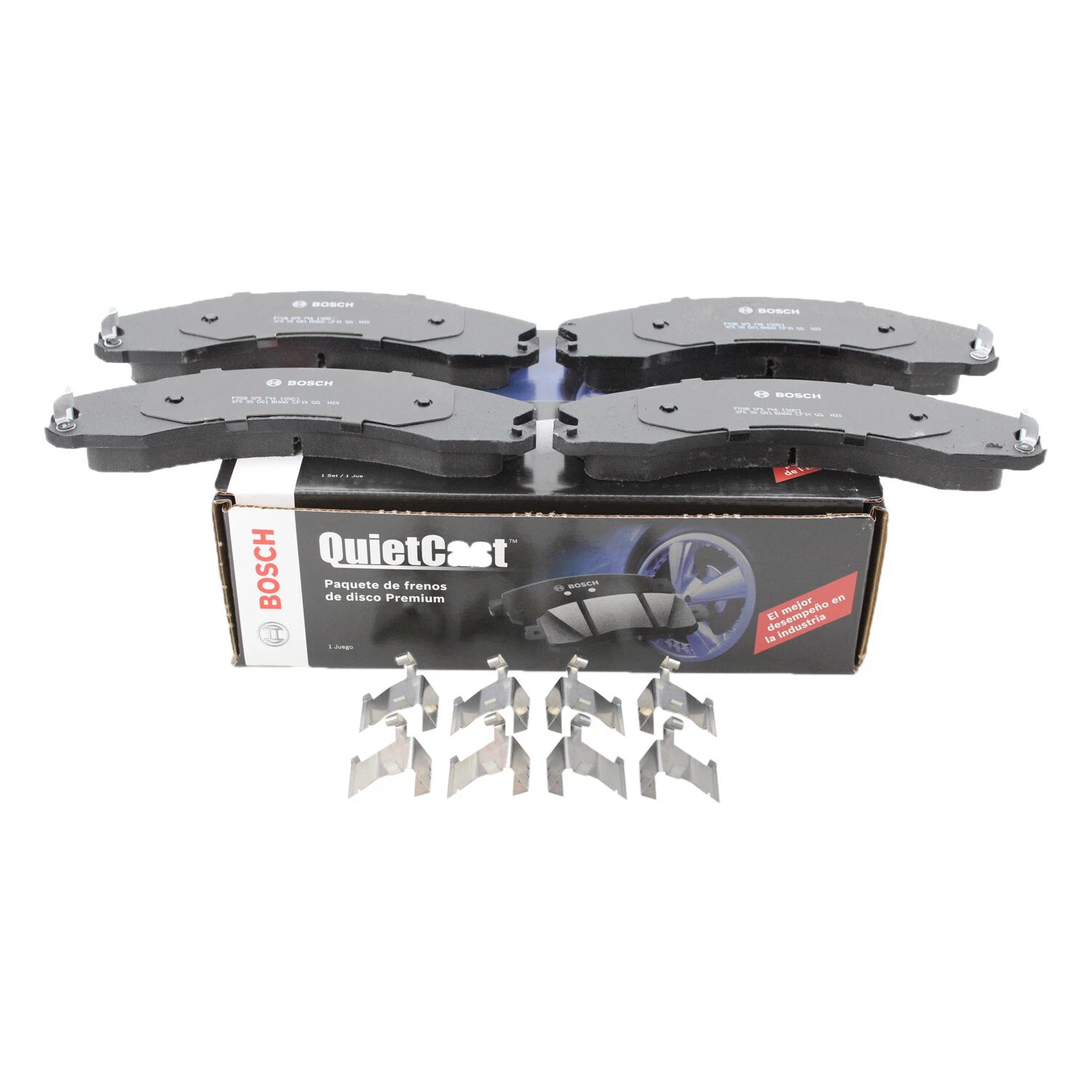 Bosch QuietCast Ceramic Brake Pads for Chevrolet Express/Silverado/Savana/Sierra 3500 HD (2001–2023)