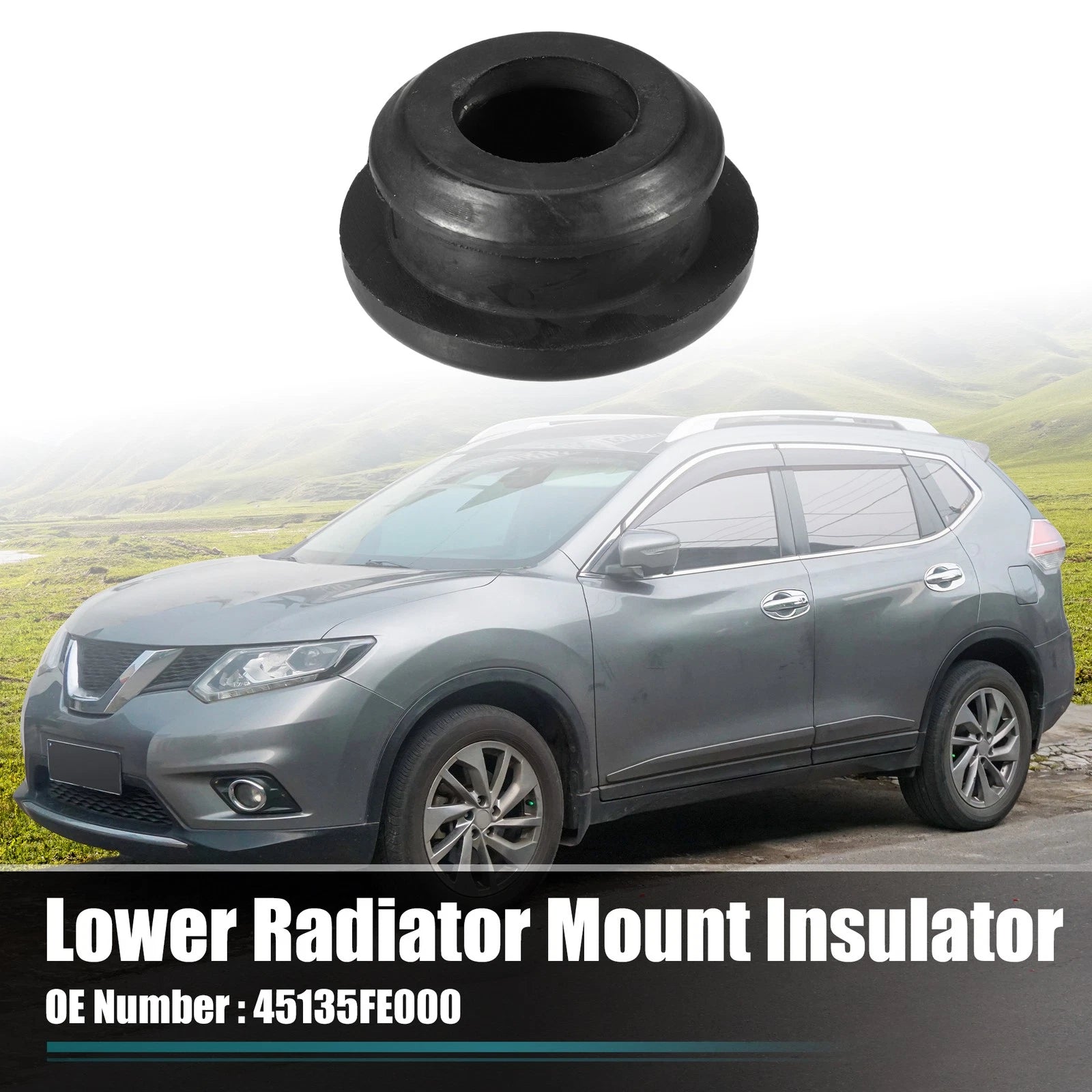 Radiator Lower Mount Cushion Rubber Bush for Subaru Forester (2009–2023) No. 45135FE000