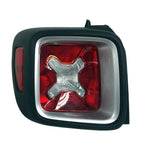 Driver Side Tail Light Assembly w Chrome Bezel for Jeep Renegade (2015–2016)