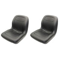 2X Black XB180 High Back Seats for John Deere Gator
