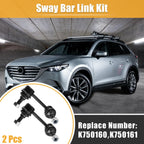 2pcs Front Sway Bar Links TD1134170 TD1134170A for Mazda CX-9 (2007–2015)