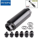 High Flow Fuel Filter 250PSI 100 Micron AN6 AN8 AN10 for Universal