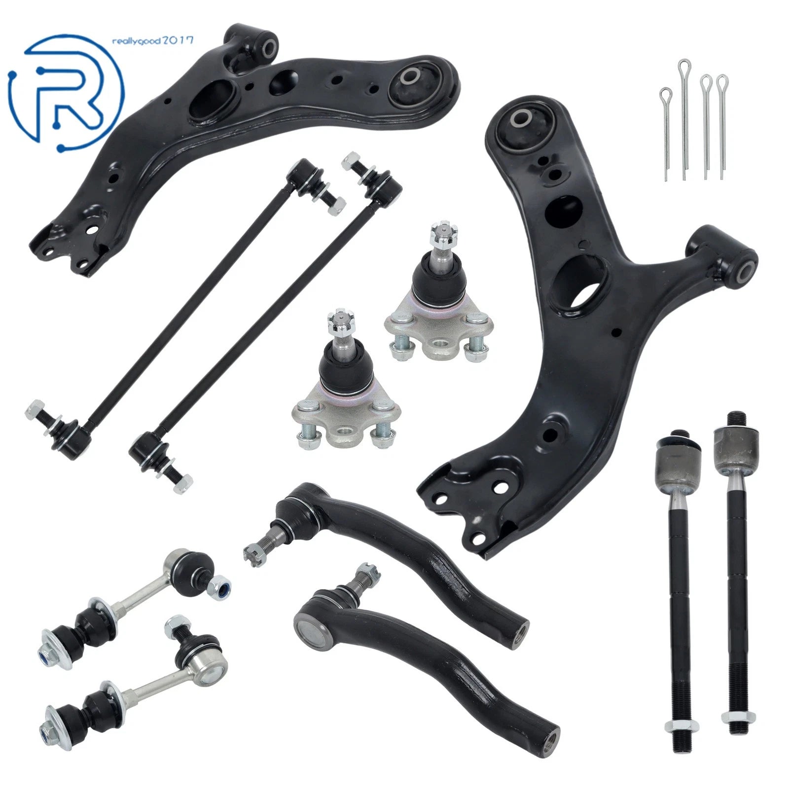 12X Front Lower Control Arm Suspension Kit for Toyota RAV4 (2006–2018)