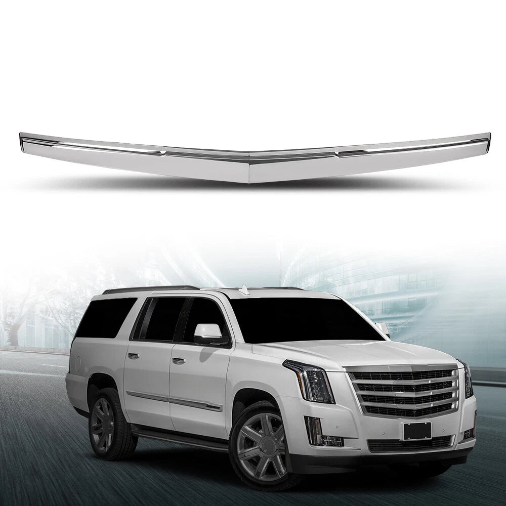 Silver Hood Molding Trim for Cadillac Escalade ESV (2015–2020)