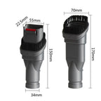 2X Dirt Brush Suction Head for Small Corners