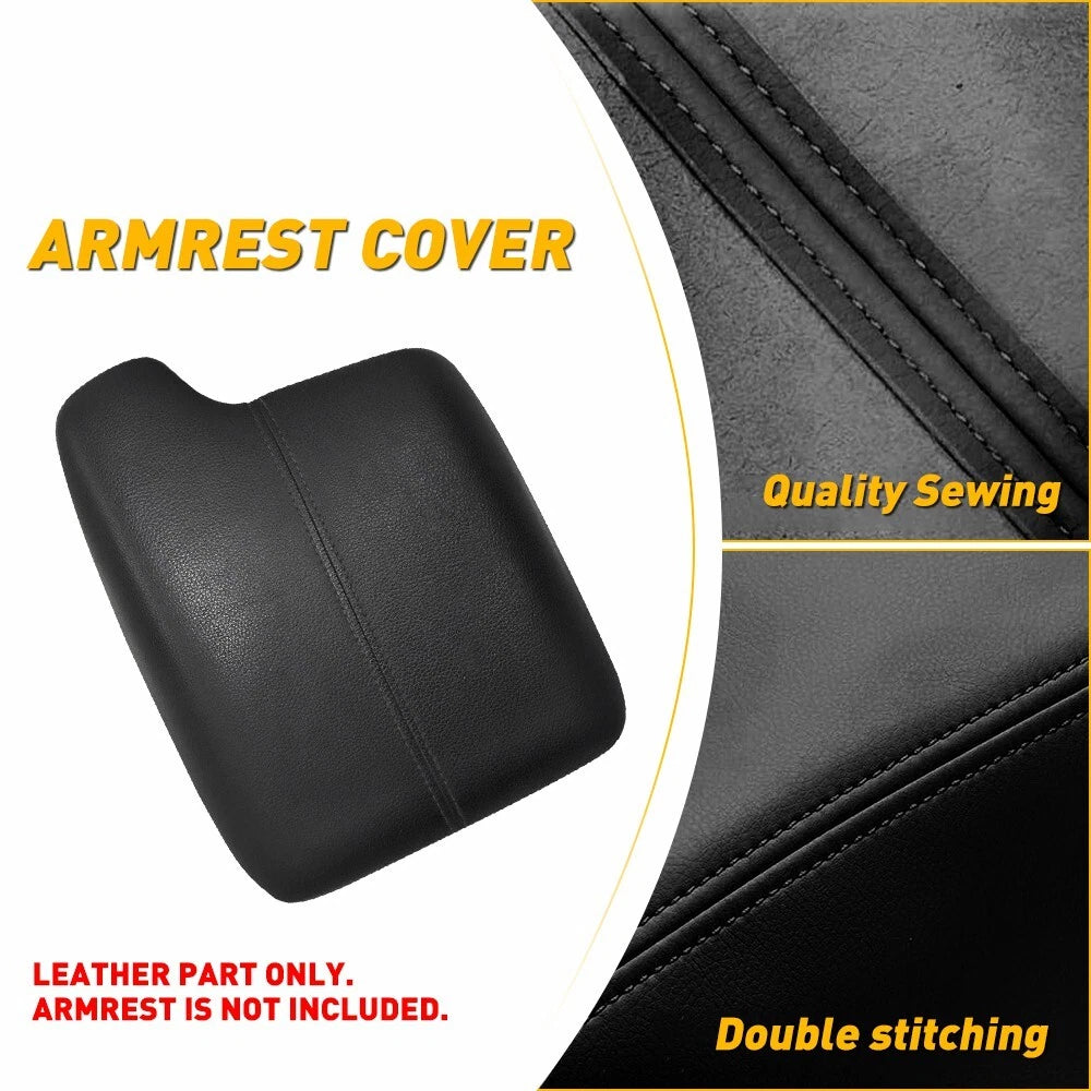 Center Console Armrest Lid Cover for Honda Accord (2013–2017) Black