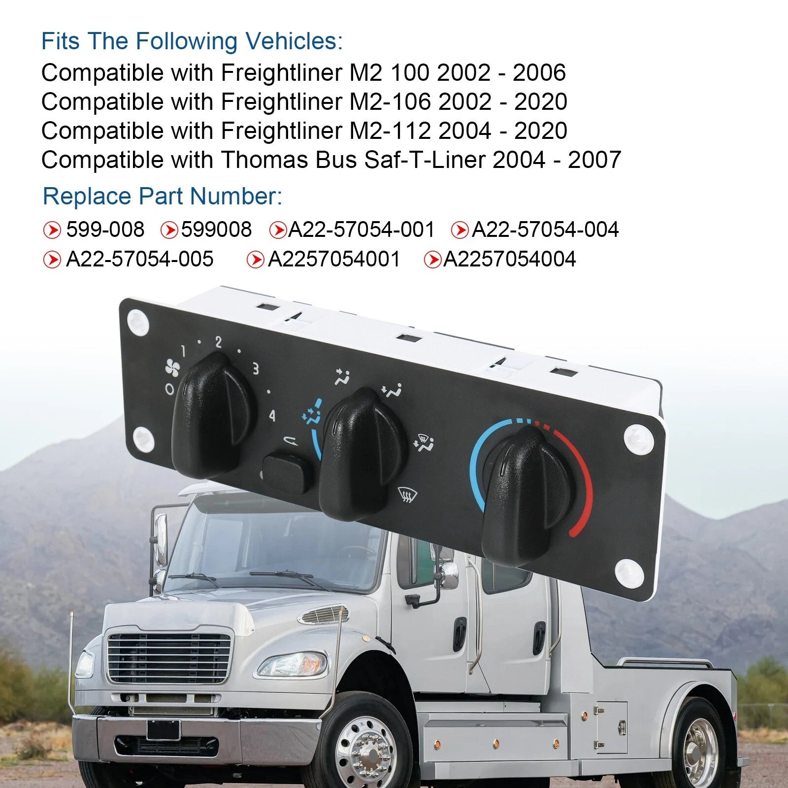 A/C Control Module for Freightliner M2 (2002-2020)