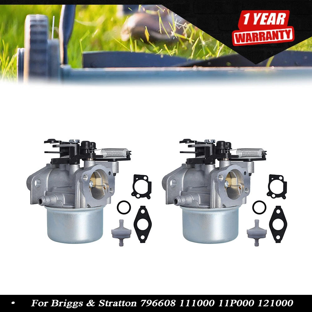 2X Carburetor for Briggs & Stratton Engines (Various Models)