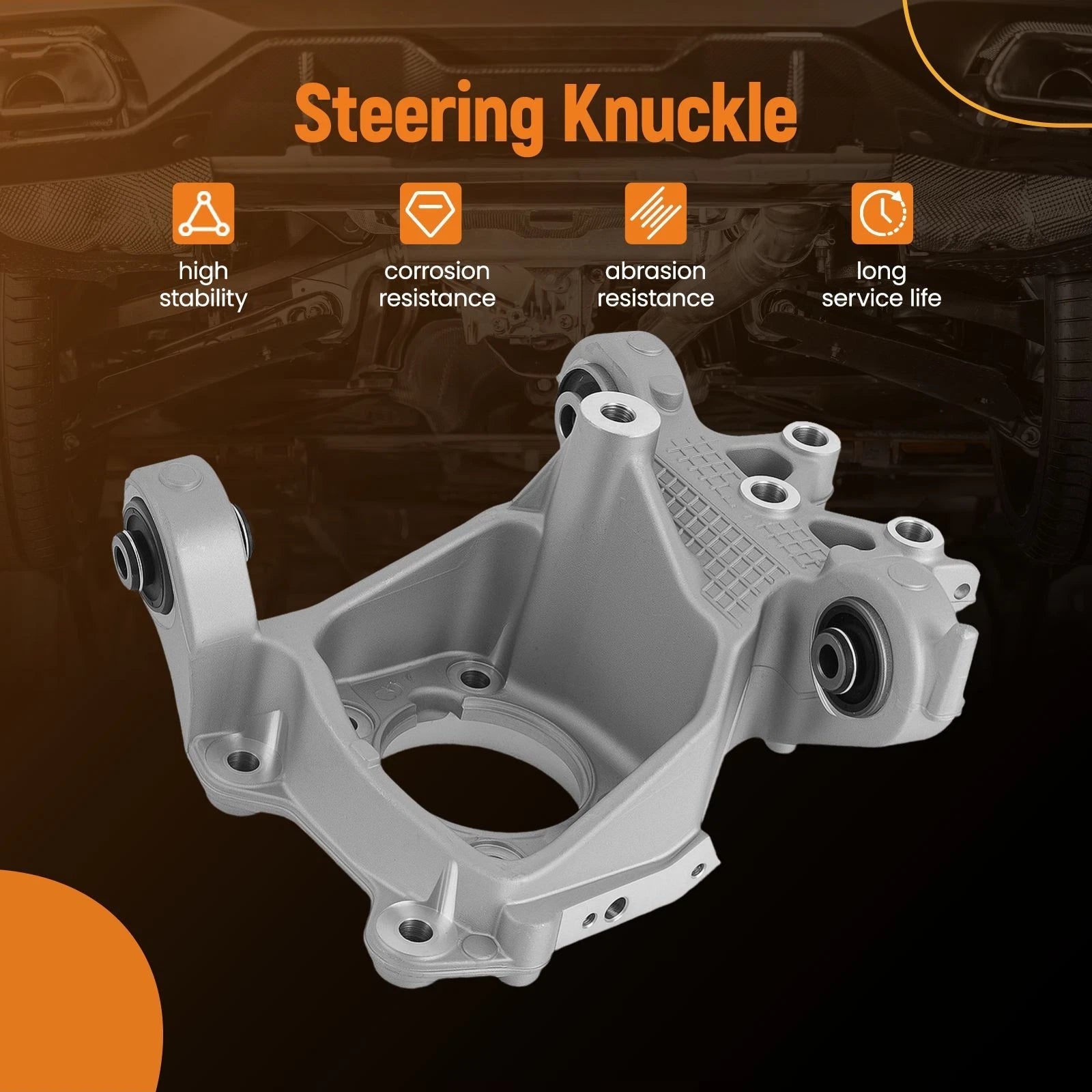 2X Rear Suspension Knuckle for Jeep Cherokee (2014–2018)