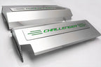 Fuel Rail Covers Replacement Green CF Vinyl Challenger Inlay for 08-11 SRT8