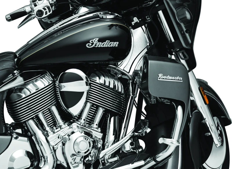 Kuryakyn Chrome Neck Cover Kit for Indian Chieftain & Roadmaster (2014–2017)