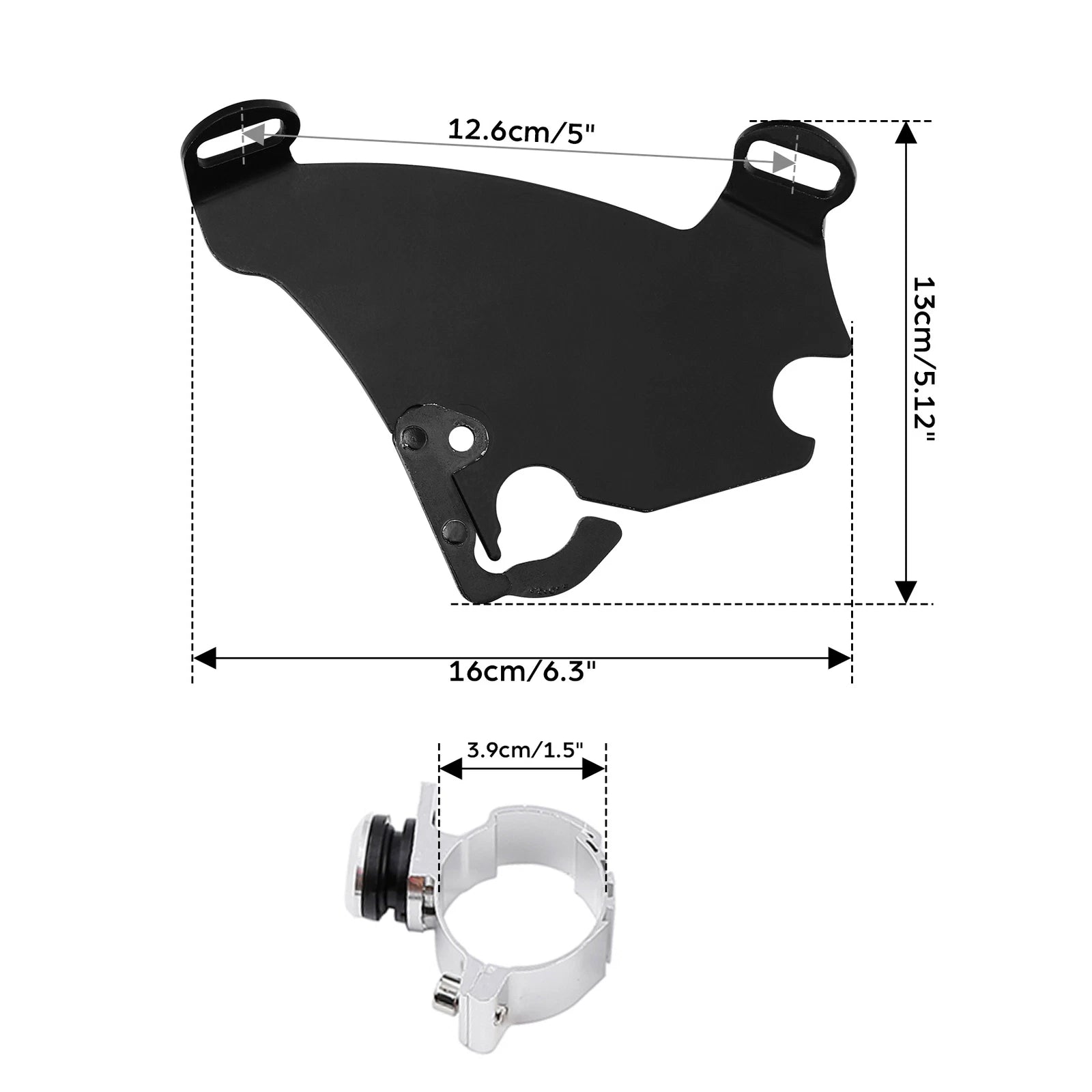 Gauntlet Fairing Trigger Lock Mount for Harley Sportster XL883 1200 (1988–2022)