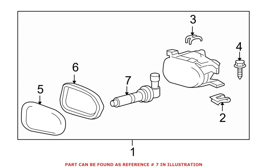 Fog Light Bulb for Mercedes (000000001606)