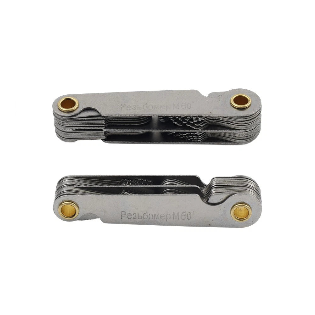 52pcs Pitch Cutting Gauge for Metric Inch Measurement
