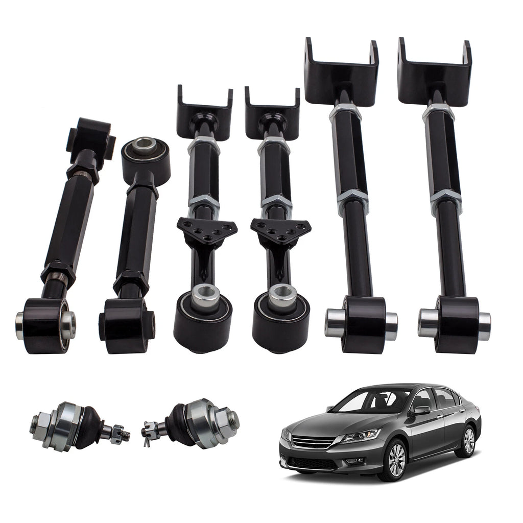 Coilover Shock & Adjustable Control Arm Toe Kit for Honda Accord TSX (2008–2014)
