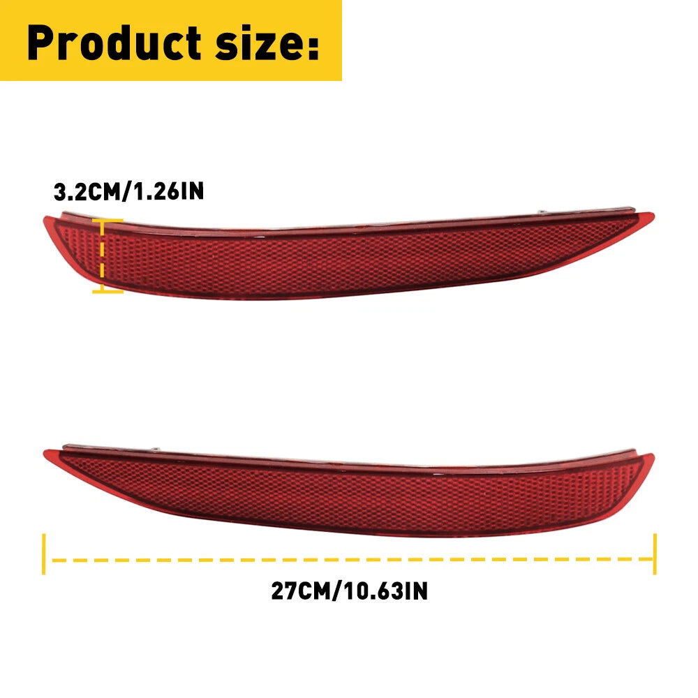 Bumper Reflector for Chevrolet Equinox (2018–2020) Rear Driver & Passenger Side