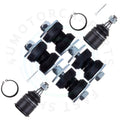Set of 4 Front Sway Bar End Links & Lower Ball Joints for Honda Civic CRX (1988–1991)