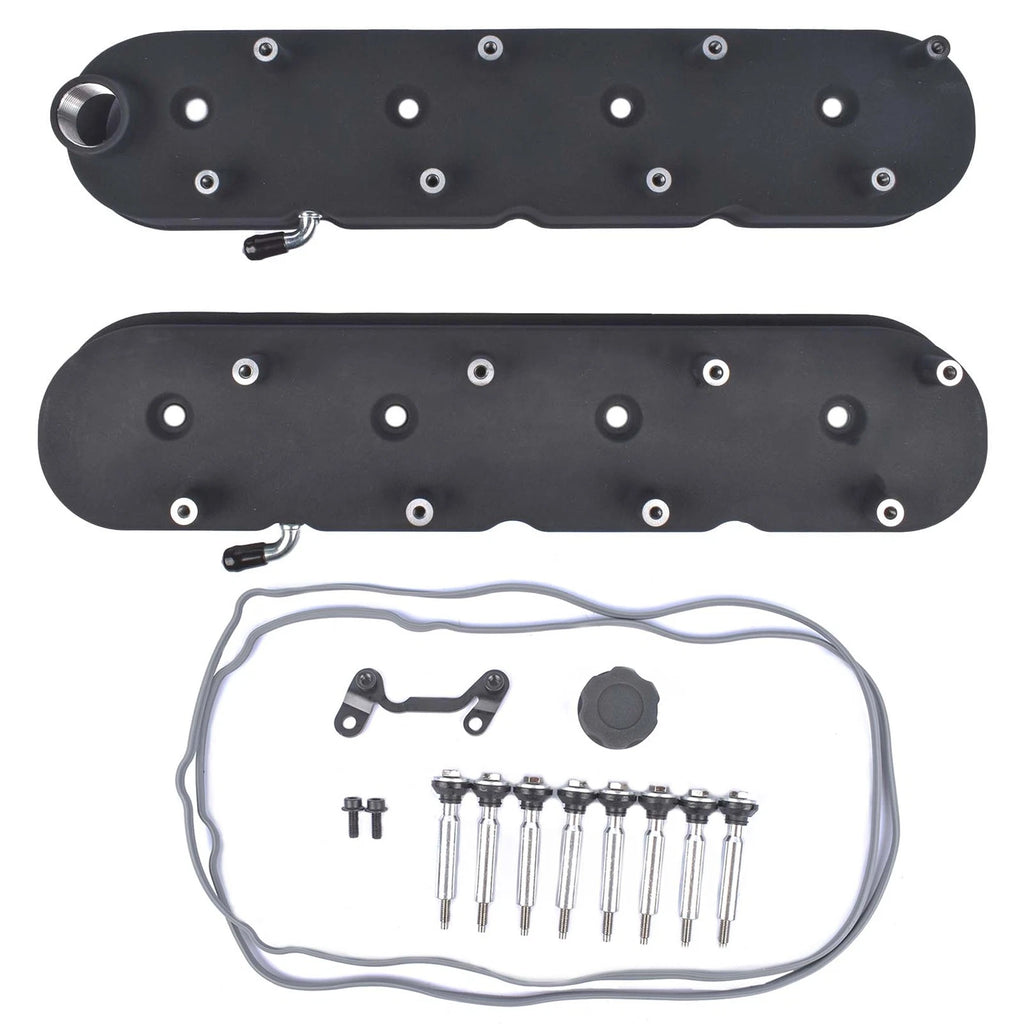 Tall Black Cast Aluminum Valve Covers for LS1 LS2 LS3 (YYYY–YYYY)