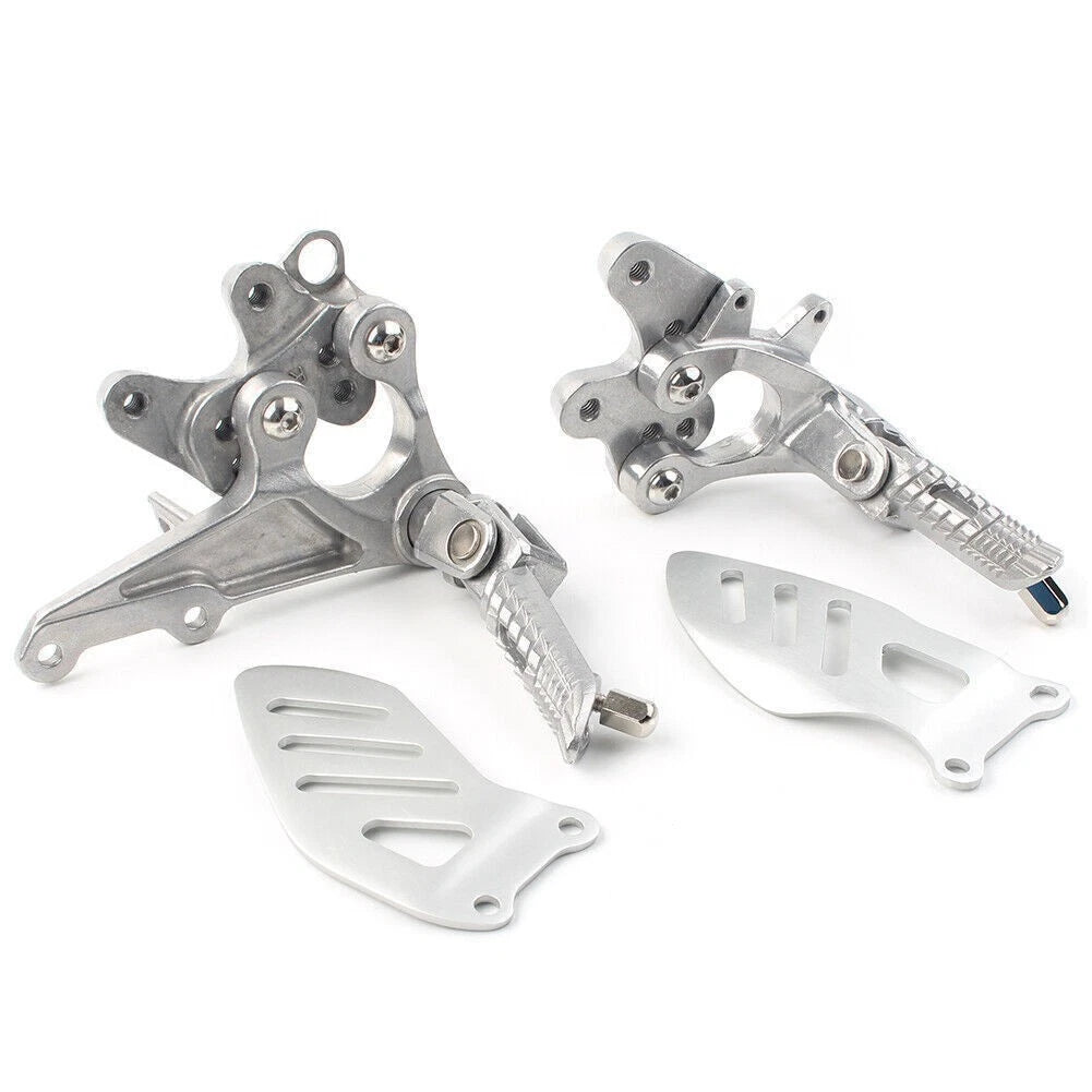 Rider Front Footpegs L&R Brackets for Suzuki GSXR 1000 (2009–2011)