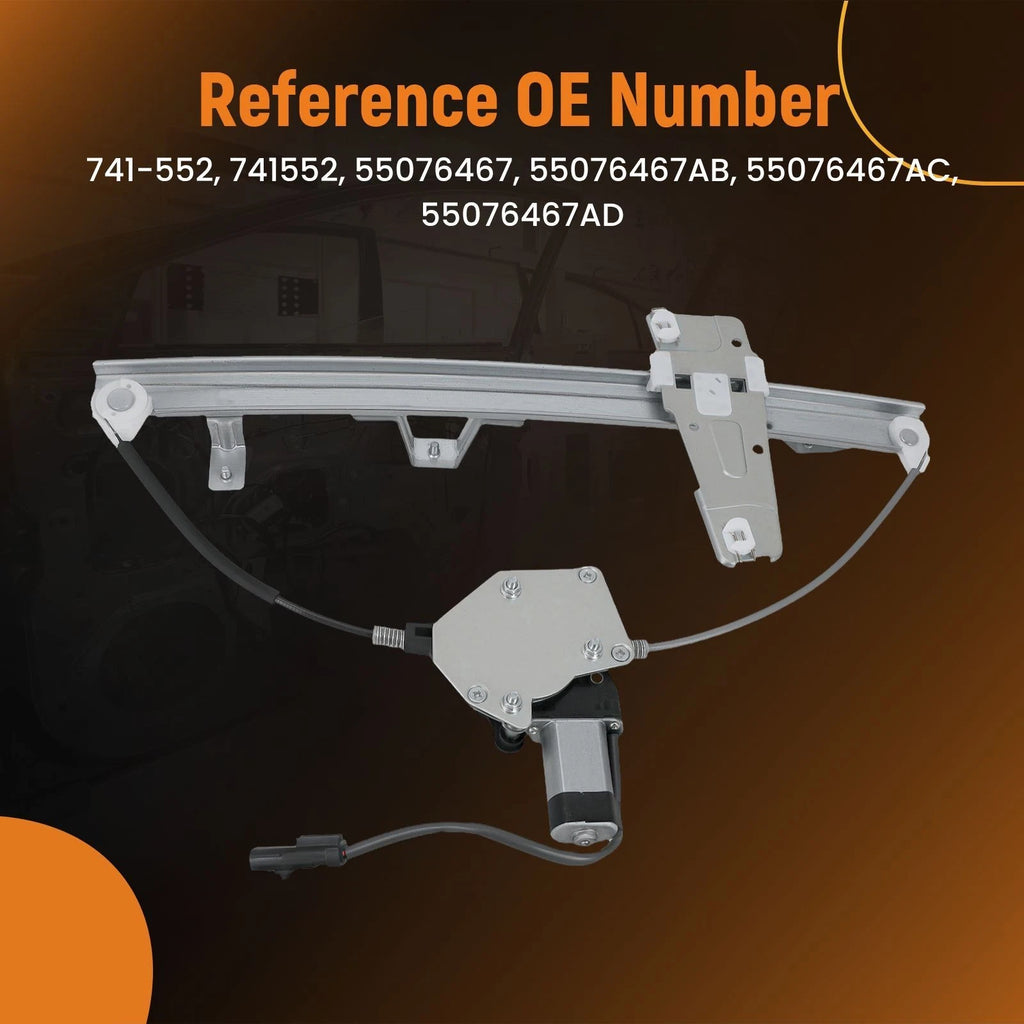 Power Window Lift Regulator for Jeep Grand Cherokee (1999–2000) Front Driver Side