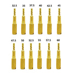 12Pcs Carb Idle Jet Slow Pilot Jets 32.5-60 for Mikuni TM VM28/486 HSR42/45/48