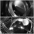 Set of 2 Black Housing Clear Euro Projector Headlights for Mazda 3 (2004–2009)