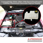 Engine Coolant Reservoir Tank with Sensor for Chevy Impala (1994-1996)