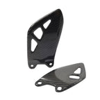 Carbon Fiber Footrest Plate Heel Guard for Kawasaki ZX-10R 2015-2024