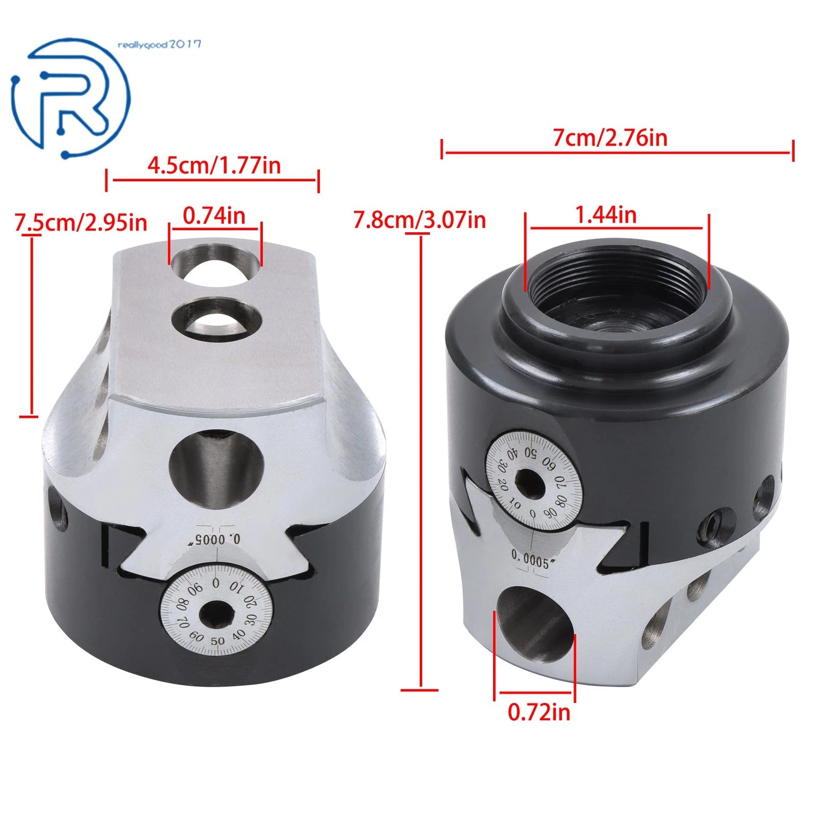 3" Boring Head for Precision Machining (3/4" Hole Size)