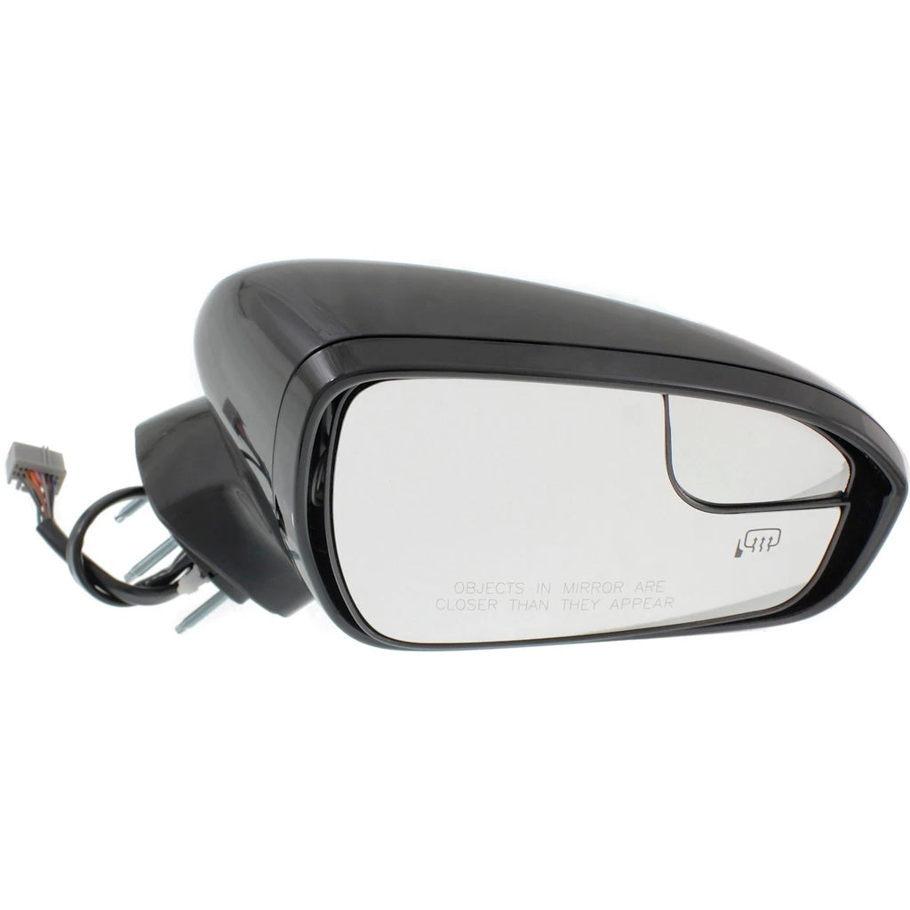 Right Power Mirror for Ford Fusion (2013–2014) Paintable Manual Fold Memory