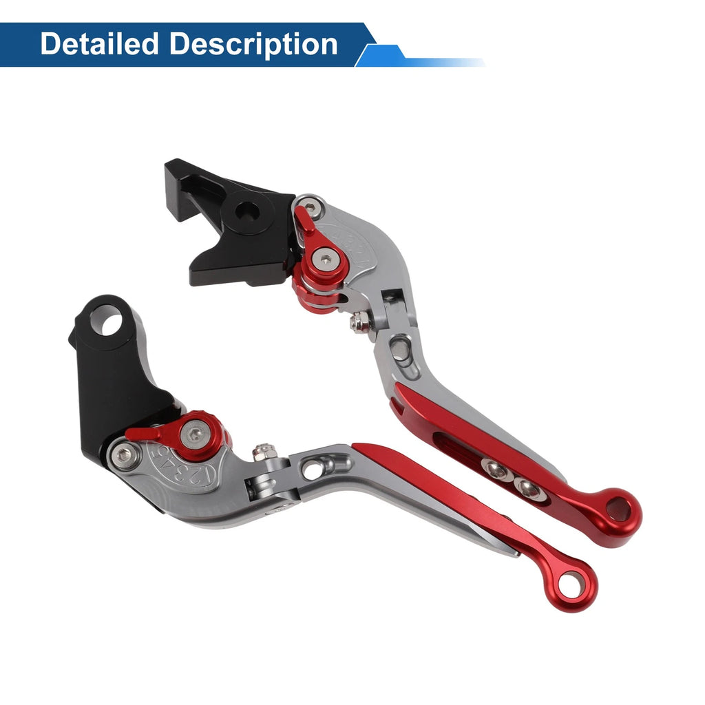 Short Long Brake Clutch Levers for Honda Rebel CMX 500 300 (2017–2021) Titanium Red
