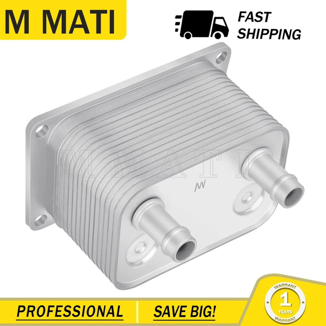 Oil Cooler 1240820 for Polaris General 1000 RZR 1000 Pro XP Turbo (2016–2023)