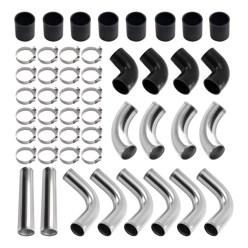 12PCS Intercooler Pipe Piping Kit for Universal 2.5" (Fits )