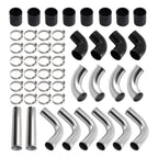 12PCS Intercooler Pipe Piping Kit for Universal 2.5" (Fits )