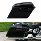 Hard Saddlebags for Harley Touring Road Glide King (1994–2013) 12 Black Latch