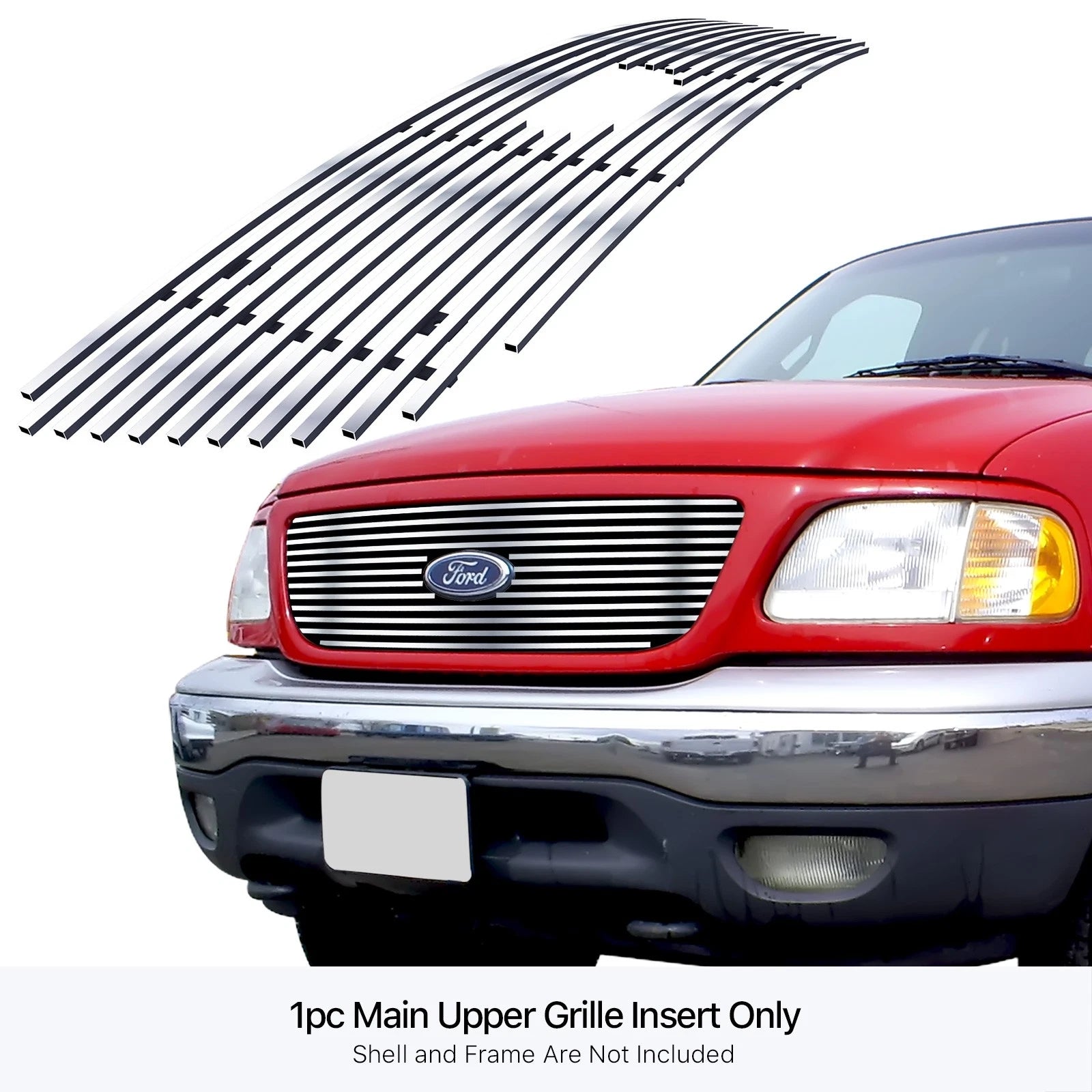 Stainless Billet Grille for Ford F-150/Harley Davidson/Lightning (1999-2003)