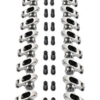 Set of 16 Stainless Steel Roller Rocker Arm Nuts for BBC 454 396 427 (1965–2000)