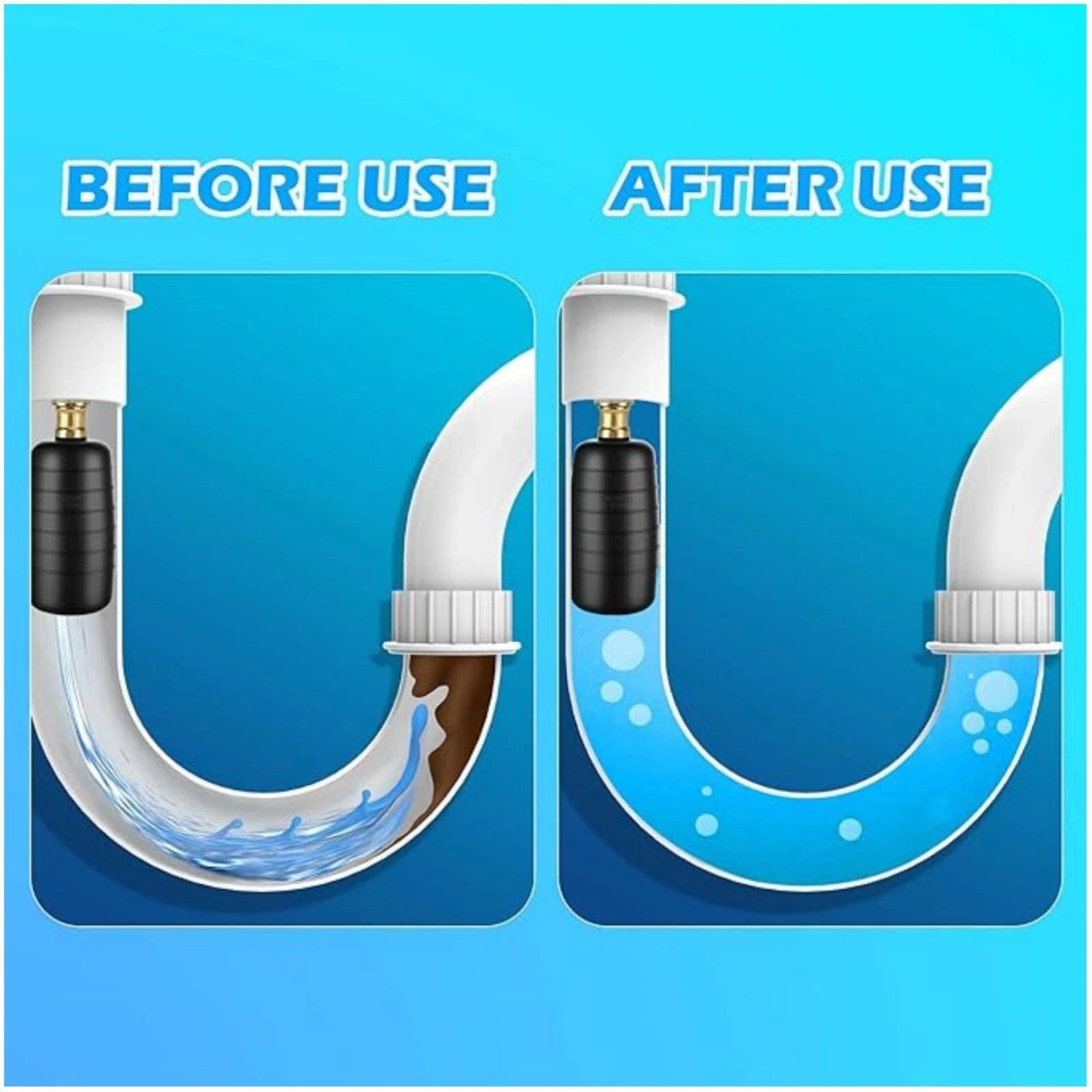 1"-2" Drain Blow Bag for Fast Clog Removal