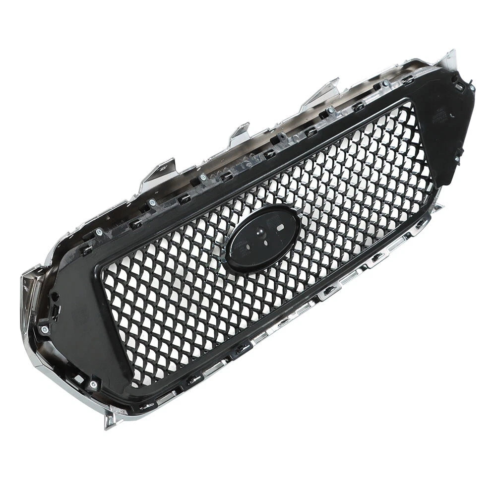 Front Grille Bumper for Ford Taurus (2013–2018) Black Chrome Replacement